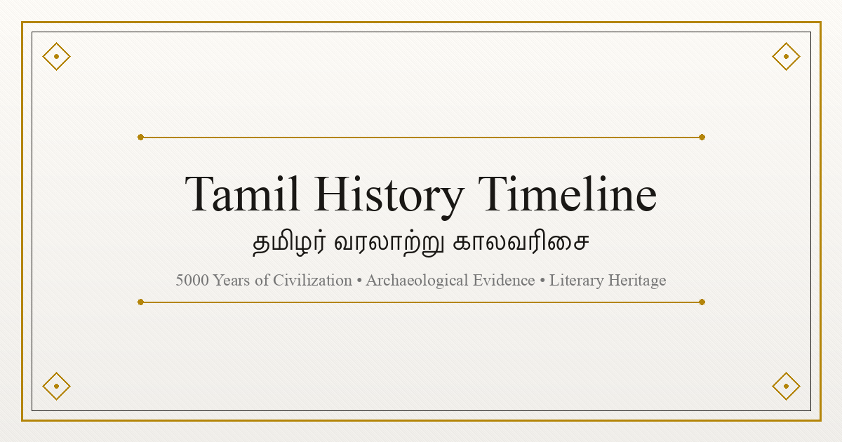Tamil History